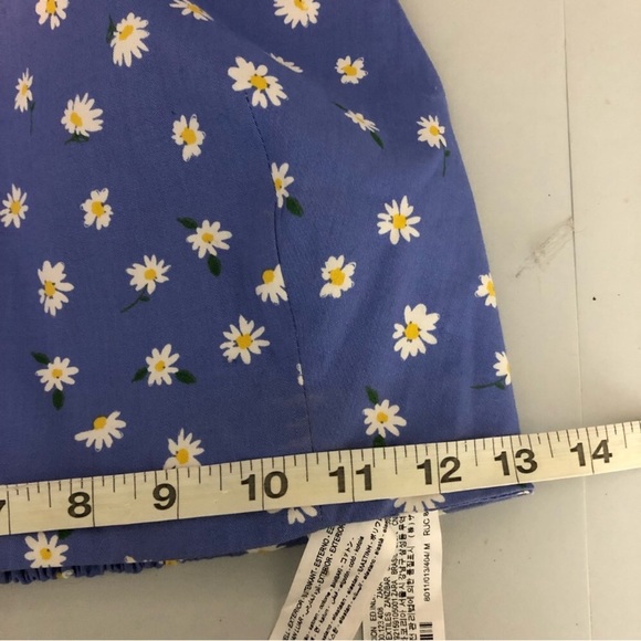Zara Blue Daisy Print Crop Top! - Picture 6 of 7